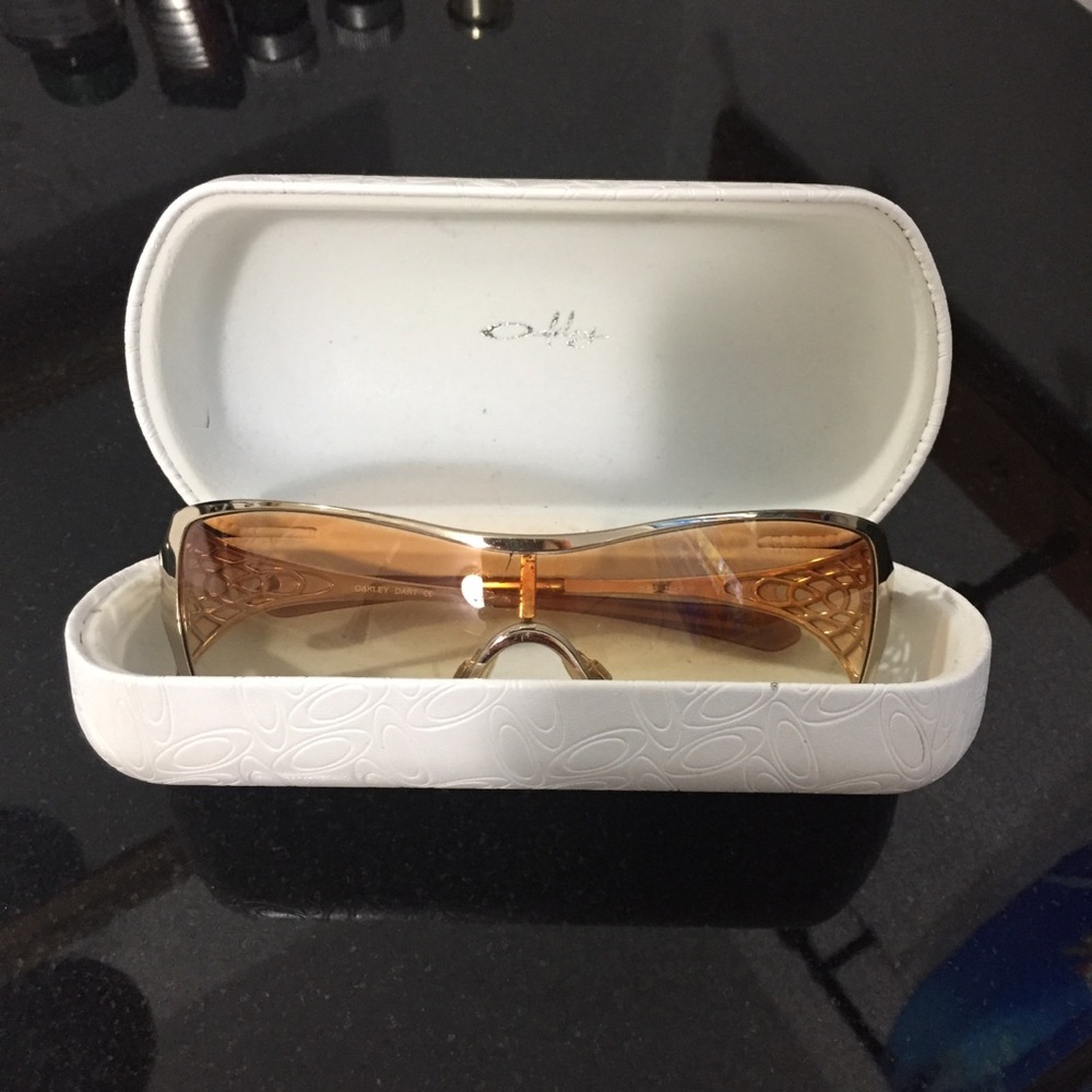 Oakley Dart gold glasses